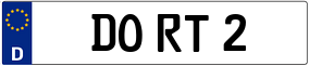 Truck License Plate